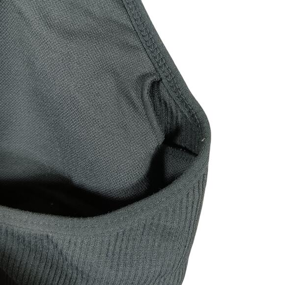 Sport Bra Olive Green Size Small Ribbed Band Adjustable Straps Padded - Picture 4 of 6